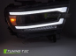 Preview: VOLL LED Tagfahrlicht Scheinwerfer Set für Dodge RAM 1500 19-22 schwarz mit dyn. Blinker