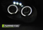 Preview: LED Angel Eyes Scheinwerfer für Subaru Impreza 2 (GD) 03-05 schwarz