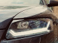 Preview: LED Tagfahrlicht Scheinwerfer für Audi A6 C6 (4F) 04-08 schwarz mit dynamischem Blinker
