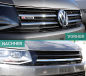 Preview: Upgrade Design Sportgrill / Kühlergrill für Volkswagen T6 15-19 Hochglanz-schwarz/single-chrom