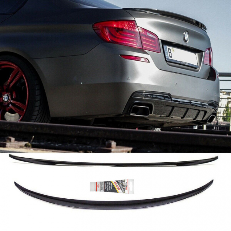 Sport-Performance Heckspoiler Heckspoilerlippe hochglanz Schwarz 668 passt für BMW 5er F10