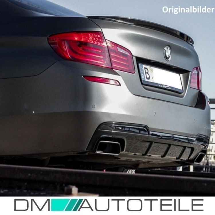 Sport-Performance Heckspoiler Heckspoilerlippe hochglanz Schwarz 668 passt für BMW 5er F10