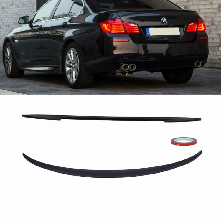 Sport-Performance Heckspoiler Heckspoilerlippe Schwarz Matt+3M passt für BMW F10