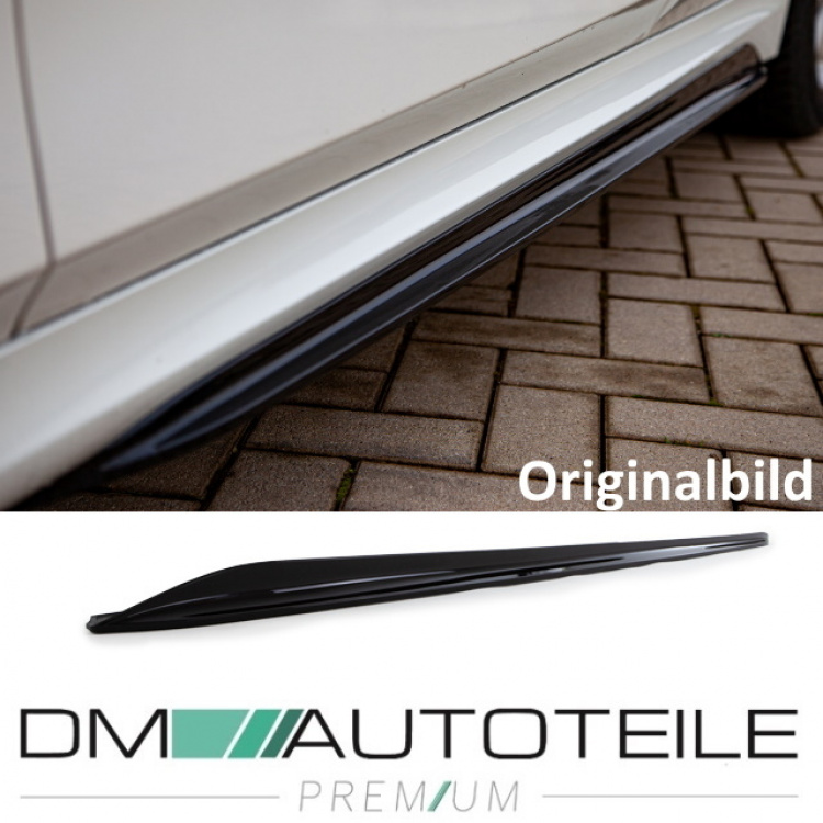 Set Sport-Performance Spoiler+Diffusor+Seitenschwelleransätze Schwarz Glanz für den BMW 3er G20 G21 M-Paket ab 2019