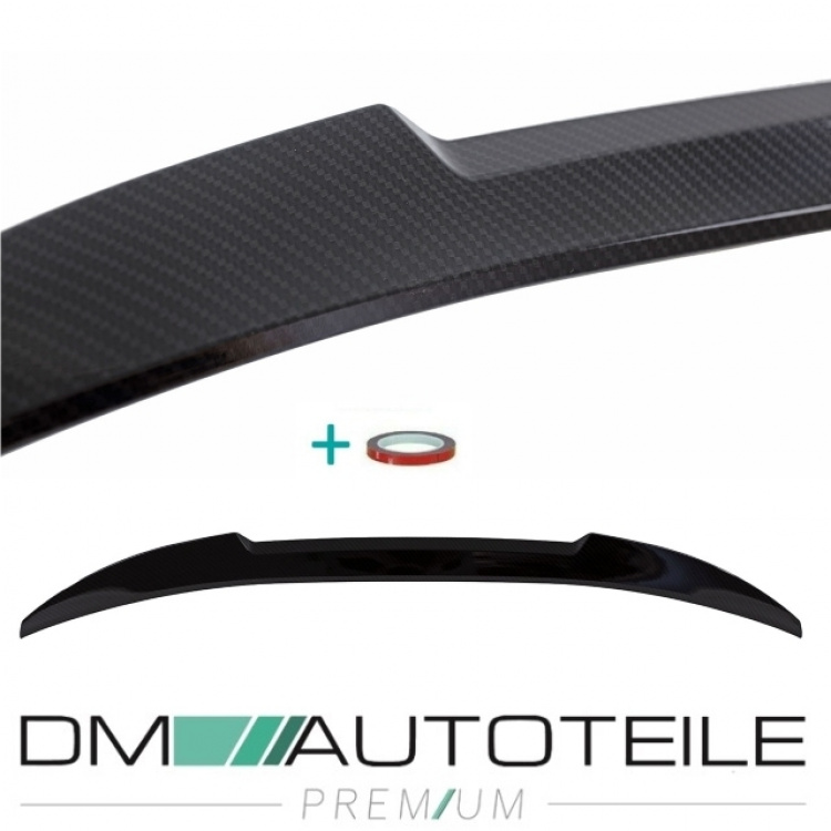 Set Sport EVO Heckspoiler Hecklippe breit Carbon glanz + 3M passt für BMW 5er G30