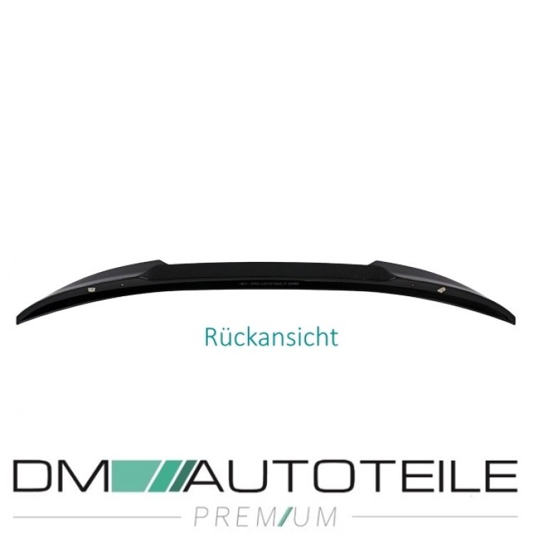 Set Sport EVO Heckspoiler Hecklippe breit Carbon glanz + 3M passt für BMW 5er G30