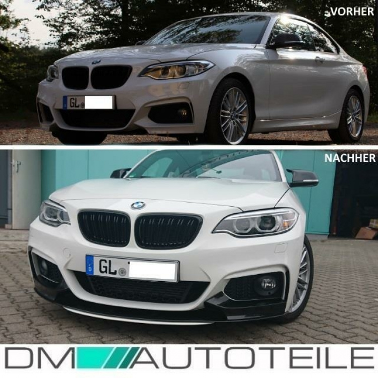 Sport-Performance Spoiler + Ansätze Schweller + Diffusor passt für BMW 2er F22 F23 235 240 M+ABE