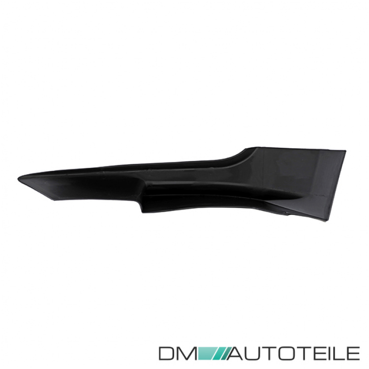 Vorfacelift Satz Flaps Splitter Lippe Schwarz Matt passend für BMW 3er E92 E93 Baujahr 06-10 mit M-Paket