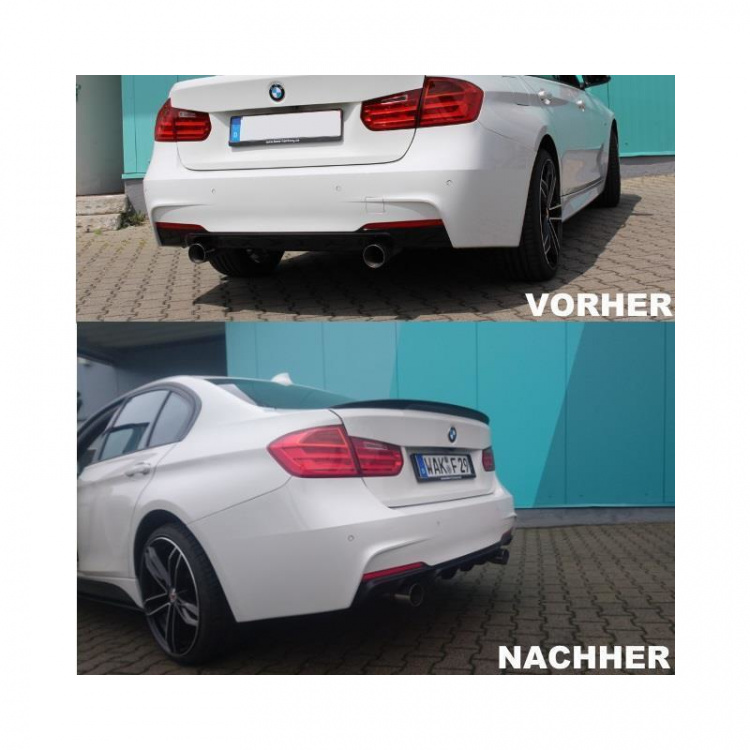 Sport-Performance Umbau Spoiler + Diffusor+Ansätze passt für BMW F30 F31 M-Paket