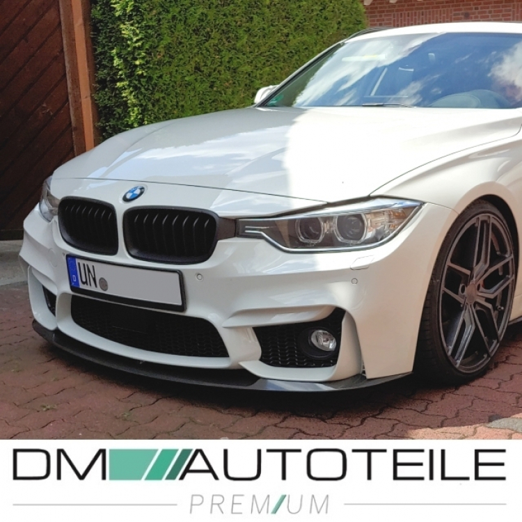 Sport Front Spoiler Lippe schwarz Matt passt für BMW 3er F30 F31 M3 Zubehör Stoßstange