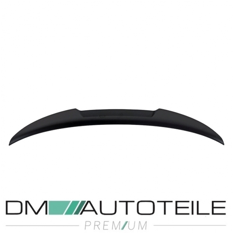 Set Heckspoiler Sport-Performance schwarz matt Kofferraumspoiler Performance V für BMW 4er F32 Coupe Bj 2014>