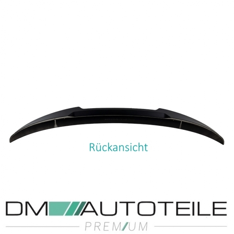 Heckspoiler Sport-Performance schwarz matt Kofferraumspoiler Performance V für BMW 4er F32 Coupe Bj 2014>