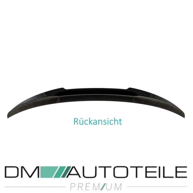 Sport-Performance Heckspoiler Schwarz glanz V-Form passt für BMW 4er F32 Coupe