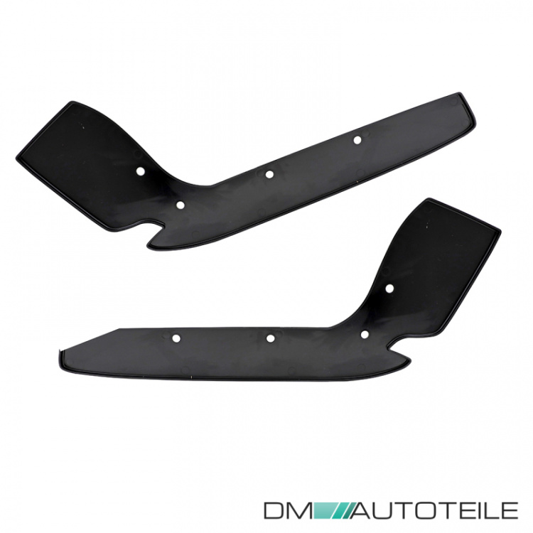 Set ABS Spoiler Flaps Stoßstange hinten Leisten Performance Schwarz Glanz + ABE passt für BMW 3er F30 F31 M-Paket