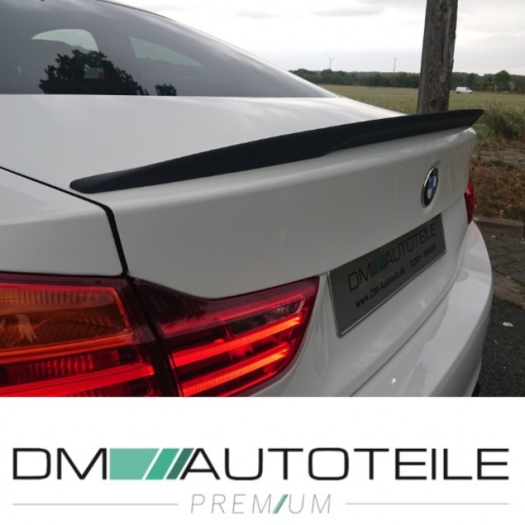 Sport-Performance Heckspoiler SCHWARZ Matt passt für BMW 4er F32 Hecklippe +ABE