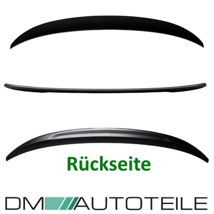 Sport-Performance Heckspoiler SCHWARZ Matt passt für BMW 4er F32 Coupe Hecklippe +ABE