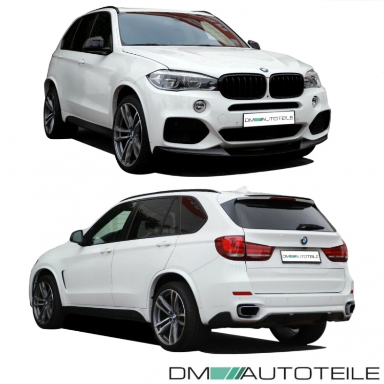 Sport-Performance SET Aero Spoiler Kit Carbon Glanz passt für BMW X5 F15 M-Paket