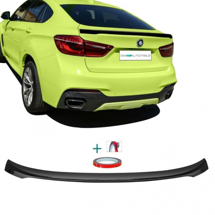 Sport-Performance Heckspoiler Kofferaum hochglanz Schwarz passend für X6 F16 +3M