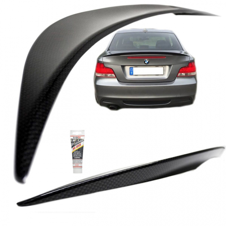 PERFORMANCE CARBON GLANZ Kofferraumspoiler Heckspoiler passt für BMW E82 Coupe