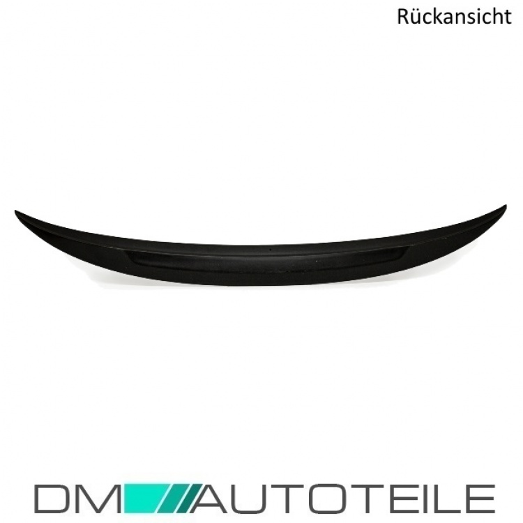 Sport-Performance Heckspoiler Schwarz Matt +3M passend für BMW 1er E82 Coupe+ABE