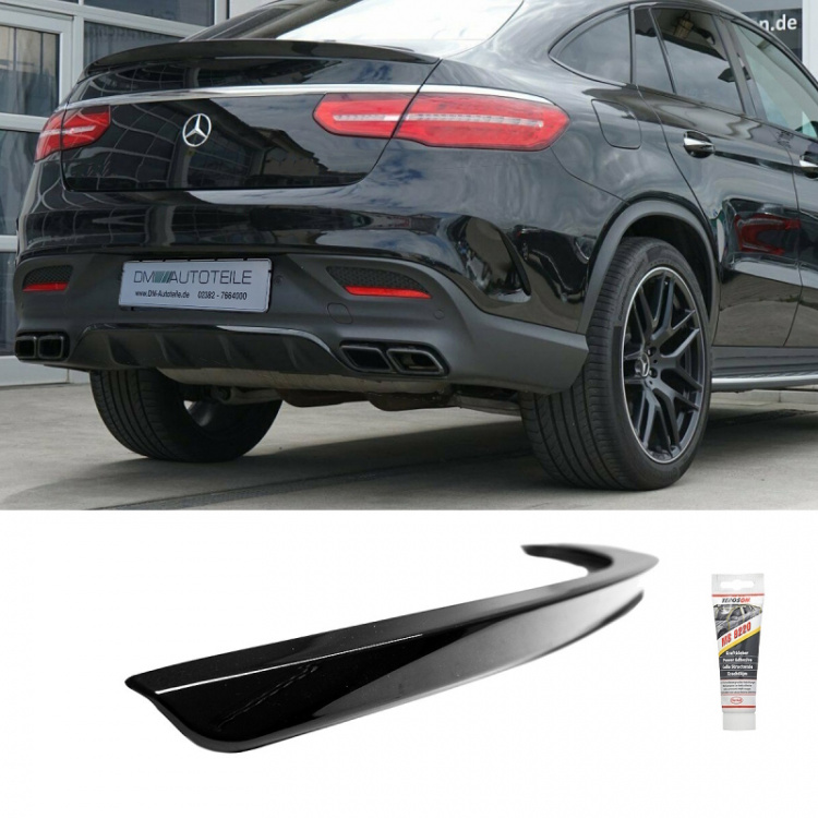 Hochglanz Schwarz Heckspoiler passt für Mercedes GLE C292 Coupe