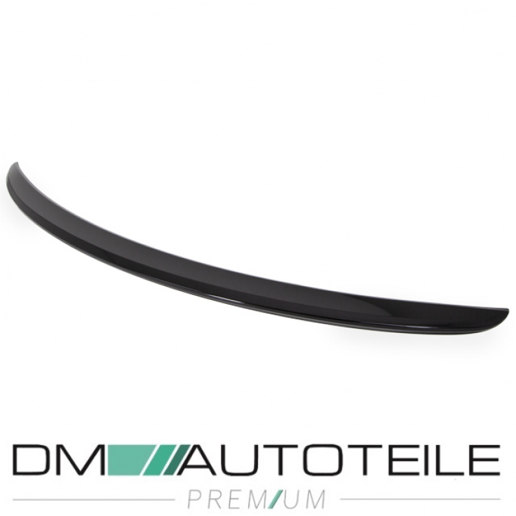 Heckspoiler Lippe schwarz glanz Obsidian passt für Mercedes W205 C205 nur Coupe ab Bj 2015 ABS +3M Tape