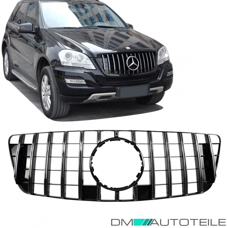 Kühlergrill Chrom passt für Mercedes ML W164 09-11 Facelift auf Sport-Panamericana GT