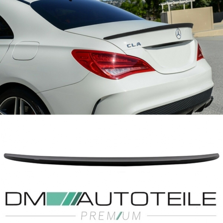 Kofferraumspoiler Heckspoiler Spoiler schwarz glanz passt für Mercedes CLA C117