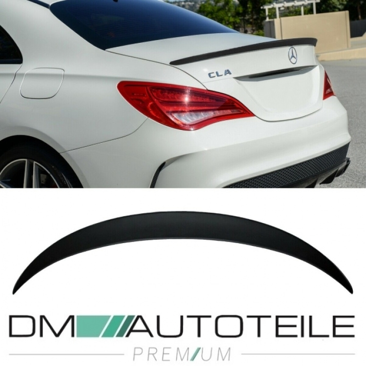 Kofferraumspoiler Heckspoiler Spoiler schwarz glanz passt für Mercedes CLA C117