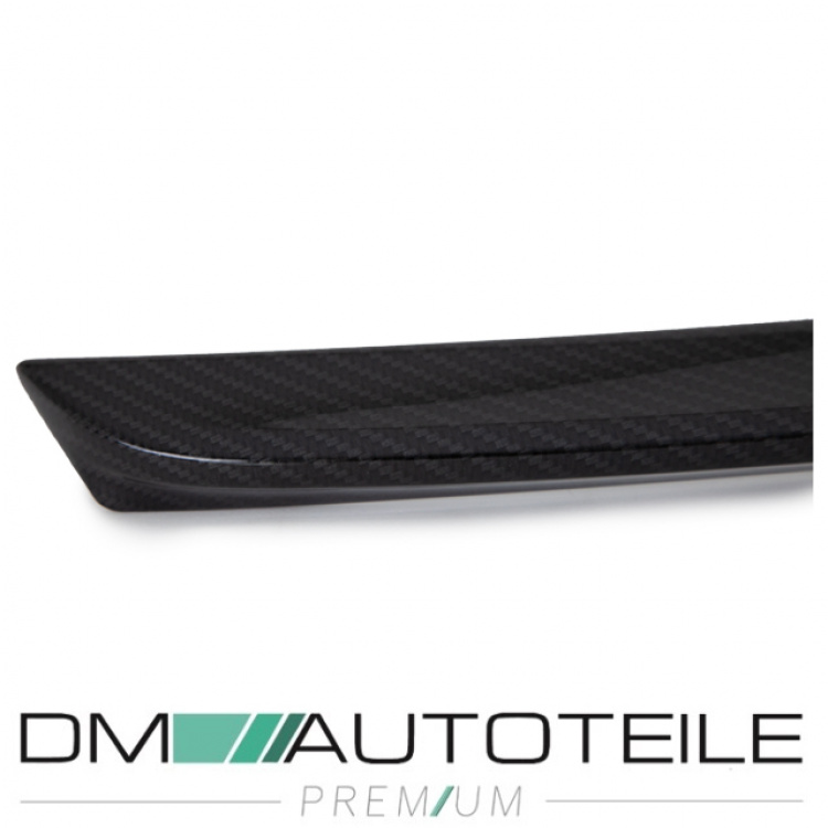 Set Heckspoiler Lippe Carbon Glanz Design +3M passt für Mercedes CLS W219 auch AMG ab Bj 04-10 aus ABS