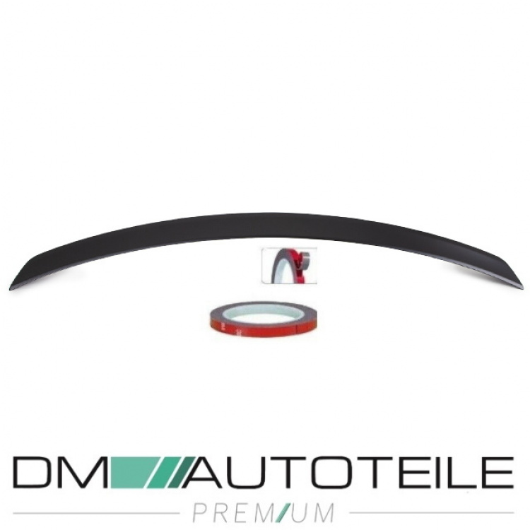 Set Heckspoiler Lippe schwarz matt +3M passt für Mercedes CLS W218 auch AMG Bj ab 2011 aus ABS