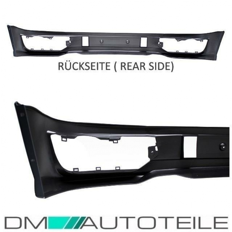 Spoiler Stoßstange + NSW + Gitter BLACK EDITION passt für VW T5 SPORTLINE 09-15