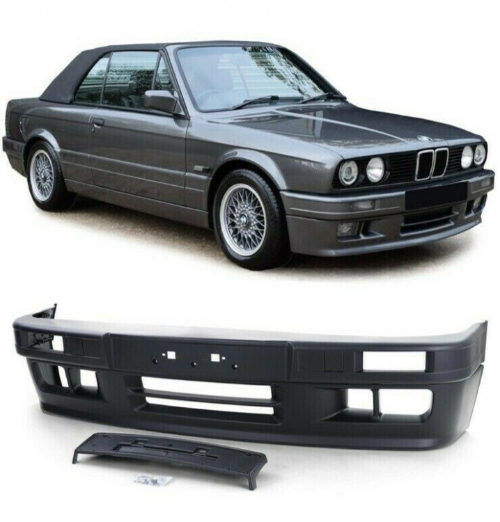 Upgrade Design Stoßstangen SET (Front+Heck) für BMW 3er E30 85-94 Limo Cabrio Touring Typ 2