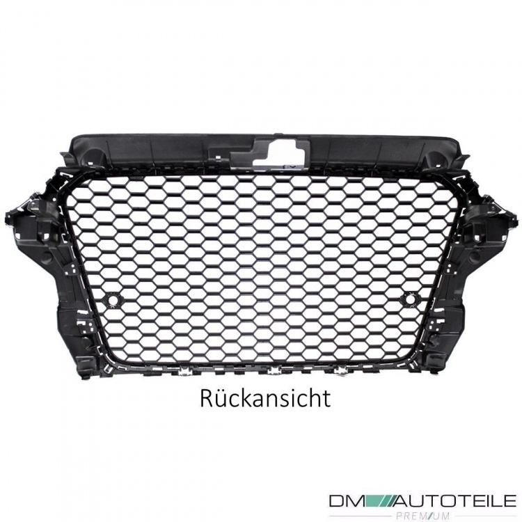 Wabendesign Kühlergrill Wabengrill Glanz passend für Audi A3 8V 12-16 auch RS3