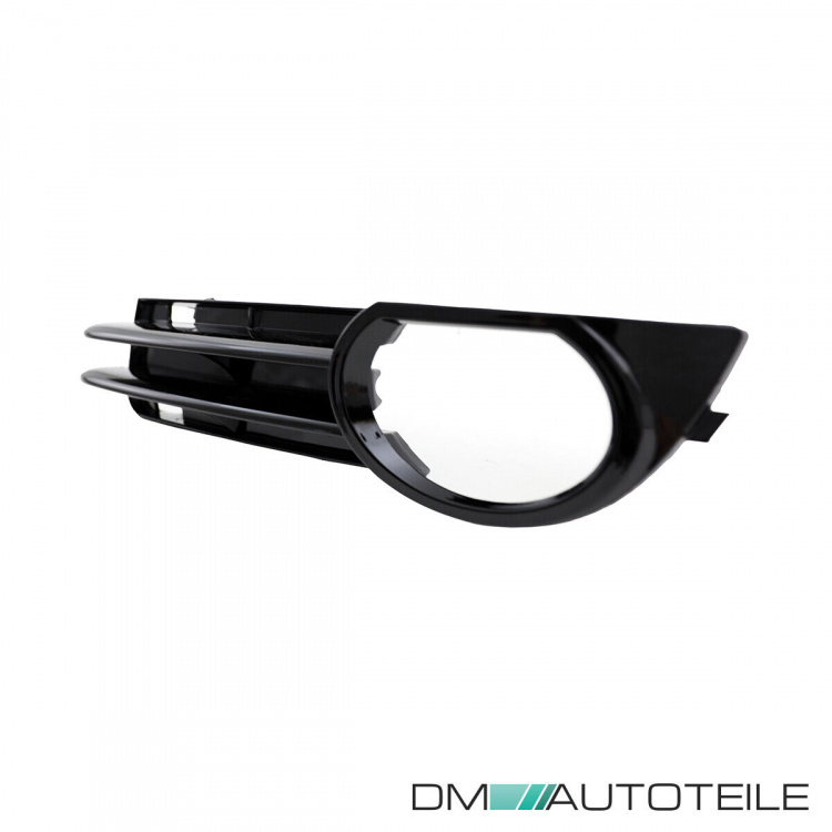 Wabengrill + Stoßstangengitter SET hochglanz Schwarz passt für Audi A3 8P 2004-2008 kein S3