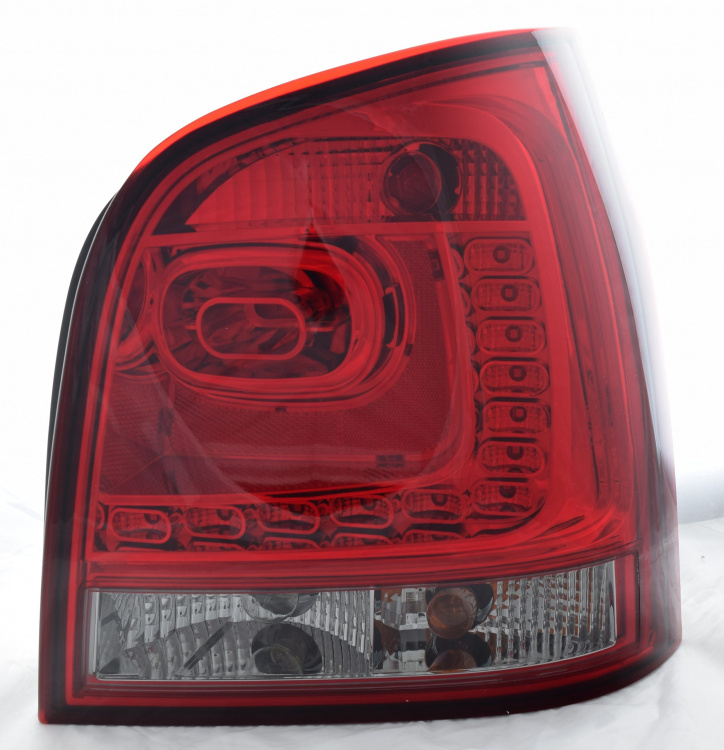 Upgrade Design LED Rückleuchten für VW Polo 9N 01-05 kirschrot/rauch