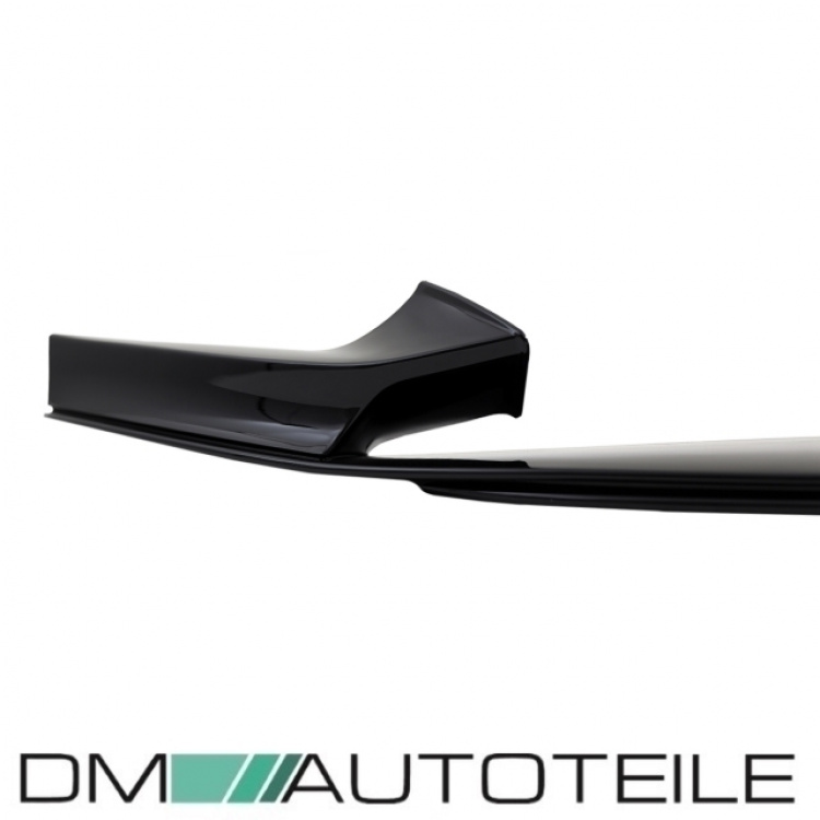 Sport-Performance Frontspoiler Schwarz Glanz passend für BMW 2er F22 F23 ab Bj 2013 mit M-Paket + ABE