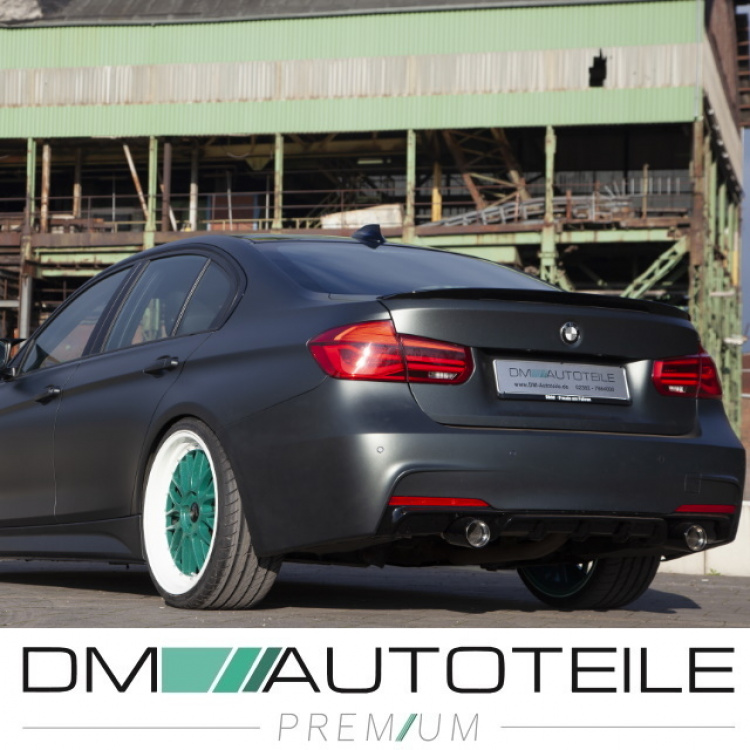 Sport-Performance Heckspoiler Koferraumspoiler Schwarz Glanz lackiert passt für BMW 3er F30 Limousine