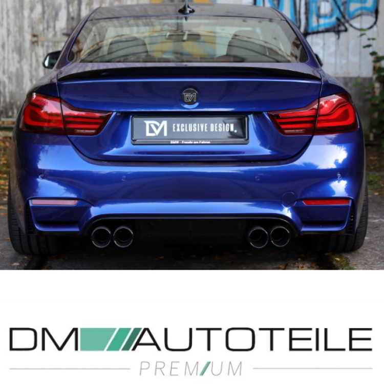 Heckspoiler Sport-Performance Shadow Line LACKIERT passend für BMW F32 +Kleber +ABE