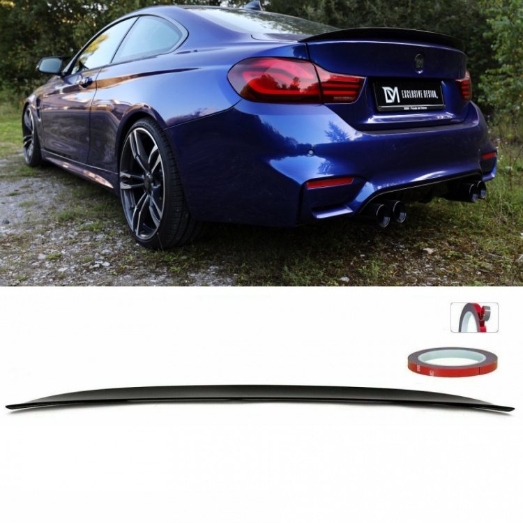 Heckspoiler Sport-Performance Shadow Line Schwarz Glanz passt für BMW 4er F32 Coupe +ABE