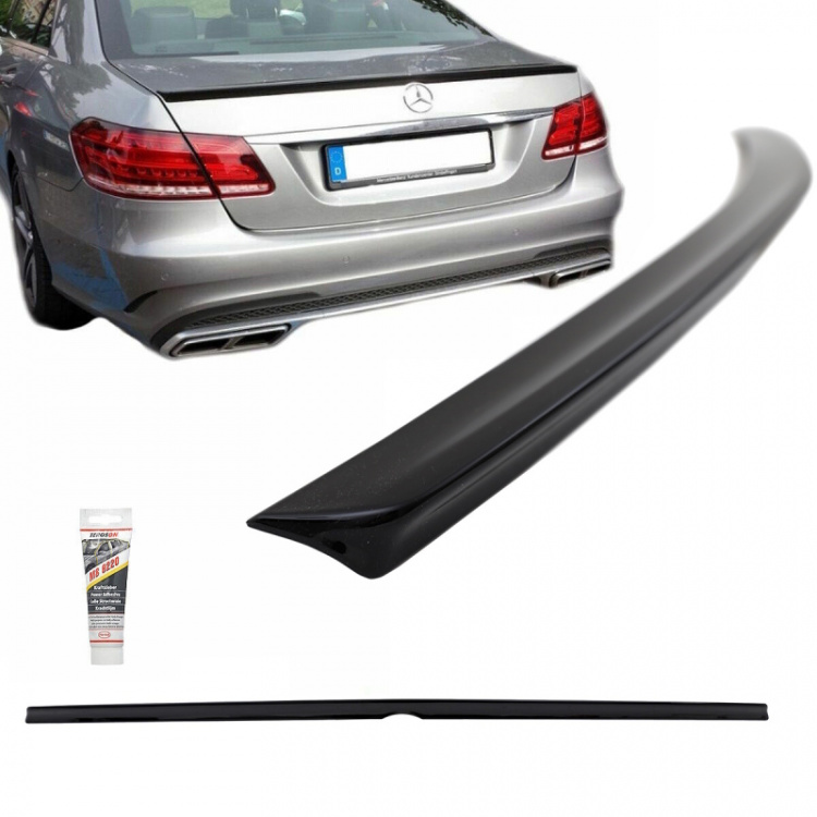 Mercedes W212 Kofferraumspoiler Heckspoiler Spoiler Schwarz +Zubehör für E63 AMG