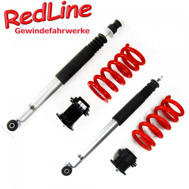 Redline Gewindefahrwerk passend für Mercedes C-Klasse (W202) alle inkl. T-Model, 1993-2000, CLK (W208) alle inkl. Cabrio, 1997-2002, E-Klasse (W210) alle inkl. T-Model, 1995-2002