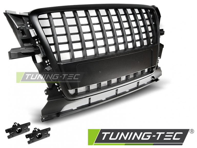 Upgrade Sportgrill / Kühlergrill für Audi Q5 8R 08-12 matt schwarz