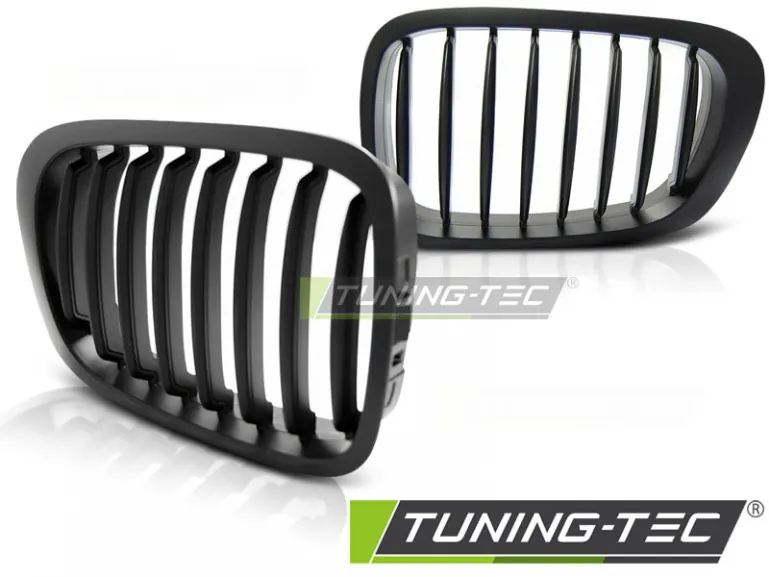 Upgrade Sportgrill Nieren für BMW 3er E46 Coupe/Cabrio 99-03 matt schwarz