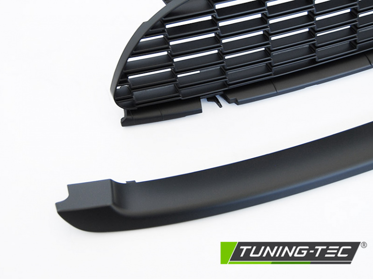 Upgrade Design Sportgrill / Kühlergrill für BMW Mini Cooper R55/R56/R57/58/59/61 06-16 matt schwarz