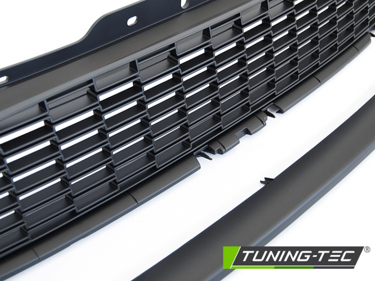 Upgrade Design Sportgrill / Kühlergrill für BMW Mini Cooper R55/R56/R57/58/59/61 06-16 matt schwarz