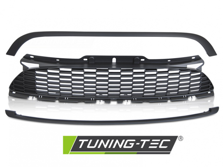 Upgrade Design Sportgrill / Kühlergrill für BMW Mini Cooper R55/R56/R57/R58/R59/R61 06-16 matt schwarz