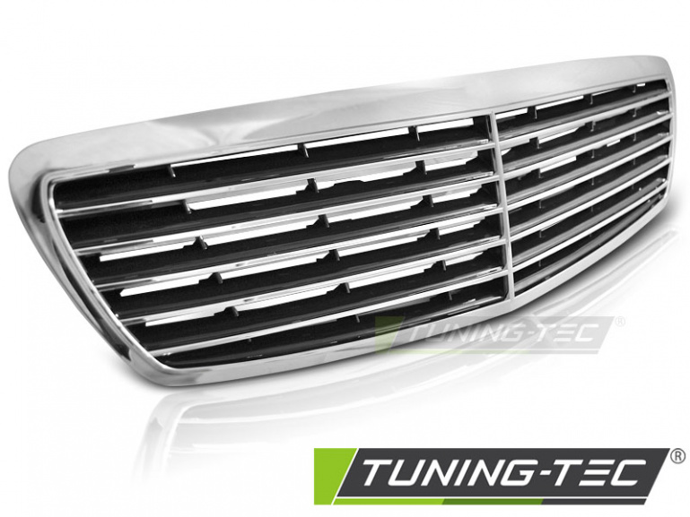 Upgrade Sportgrill / Kühlergrill für Mercedes Benz E-Klasse W211 02-06 chrom