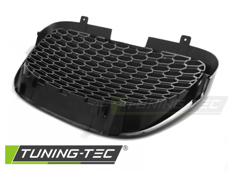 Upgrade Sportgrill / Kühlergrill für für Seat Leon/Toledo/Altea 1P 05-09 schwarz in Wabengitter Design