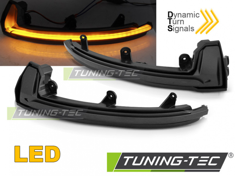 Upgrade LED Spiegelblinker für Porsche Cayenne II (92A) 15-17 rauch dynamisch